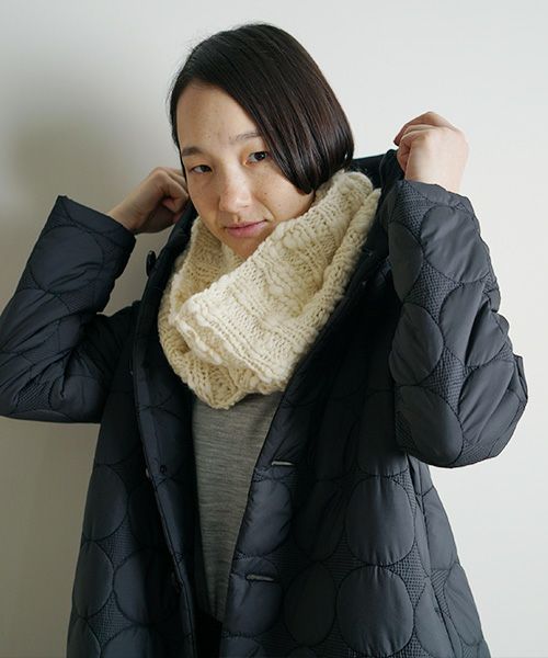 Mochi.モチ.hand Knitted snood [ma9-ac-01]