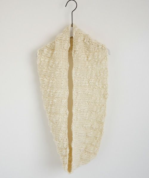 Mochi.モチ.hand Knitted snood [ma9-ac-01]
