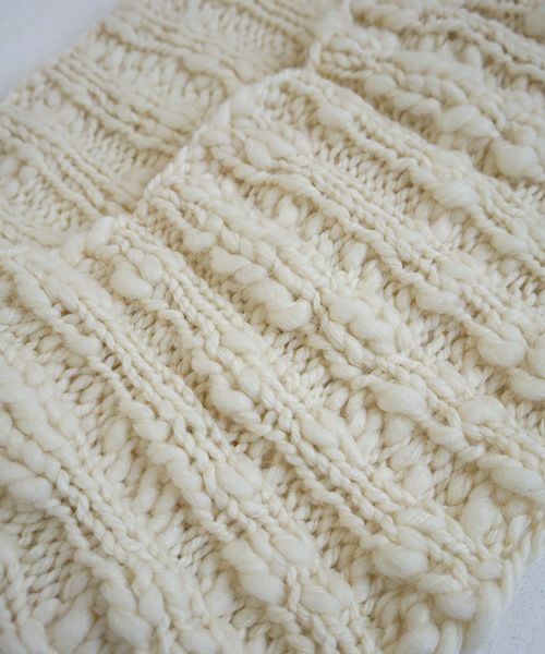 Mochi.モチ.hand Knitted snood [ma9-ac-01]