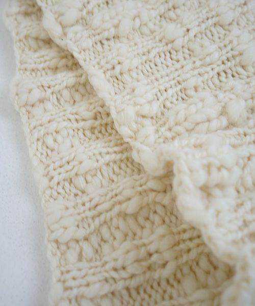 Mochi.モチ.hand Knitted snood [ma9-ac-01]