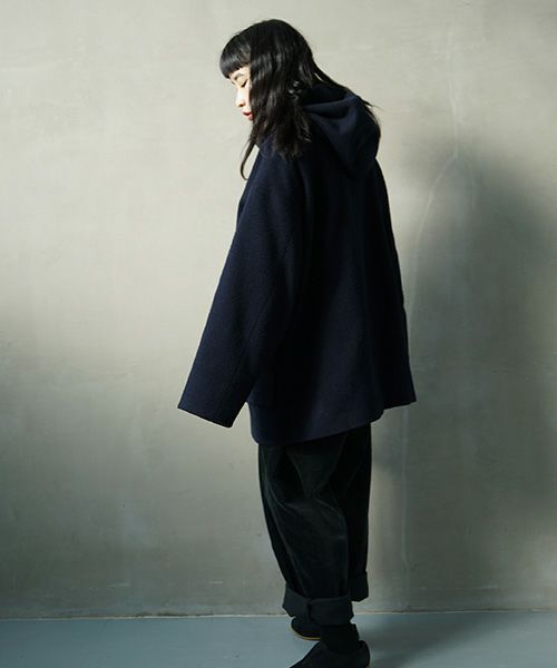 Edwina Hoerl coat[05B/EH39C-02/navy]