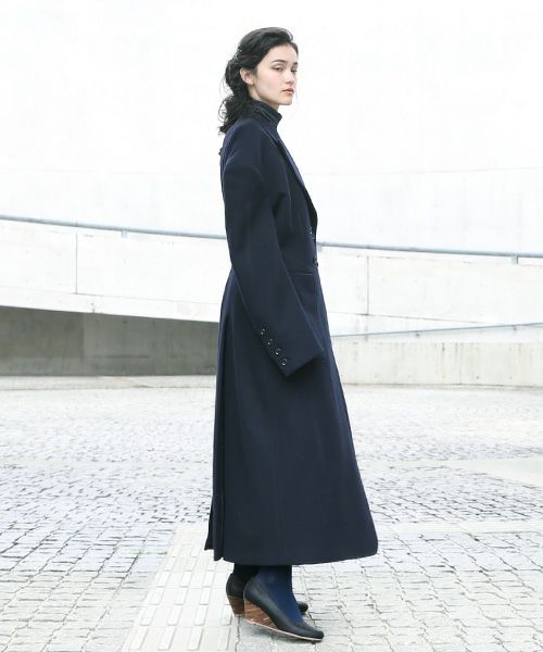 AKIKOAOKI shoulder long coat[C03]