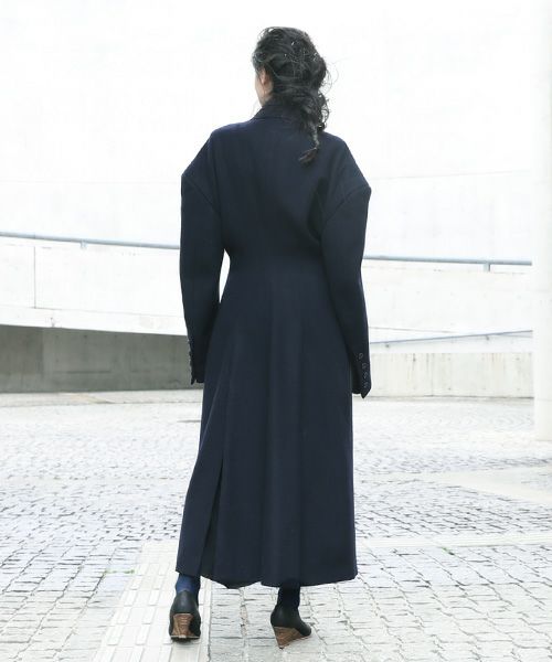 AKIKOAOKI shoulder long coat[C03]