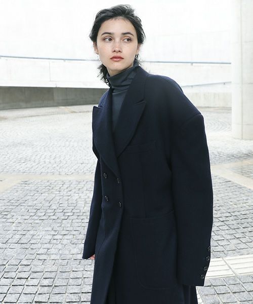 AKIKOAOKI.shoulder long coat[C03]