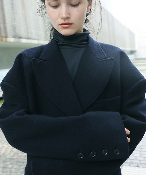 AKIKOAOKI.shoulder long coat[C03]