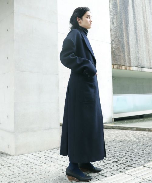 AKIKOAOKI shoulder long coat[C03]