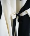 HENRIK VIBSKOV.DRESS[BLACK/WHITE CUTS]_