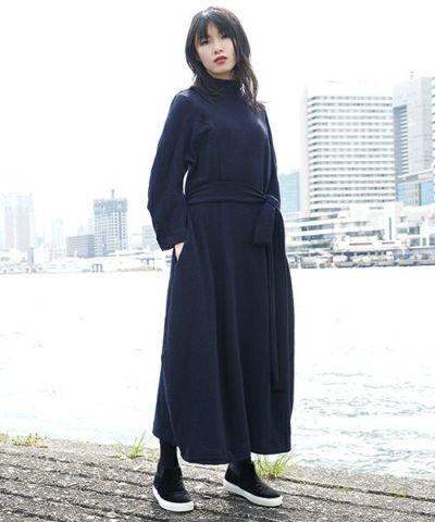 HENRIK VIBSKOV.DRESS[NAVY BLACK CHECK]_