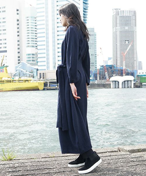 HENRIK VIBSKOV.DRESS[NAVY BLACK CHECK]_