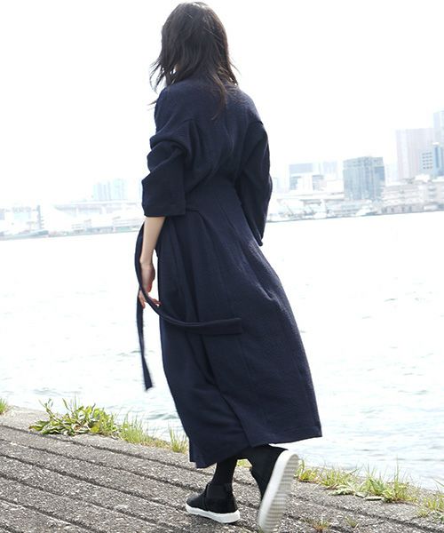 HENRIK VIBSKOV.DRESS[NAVY BLACK CHECK]_