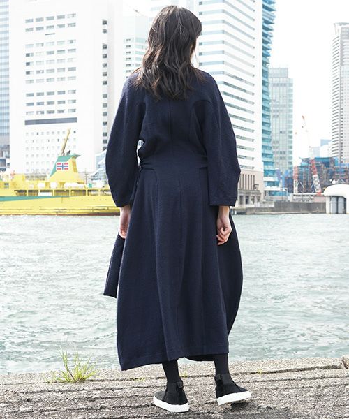 HENRIK VIBSKOV.DRESS[NAVY BLACK CHECK]_