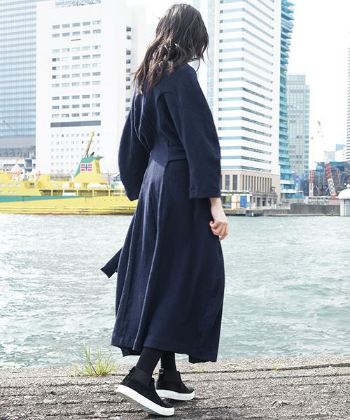 HENRIK VIBSKOV.DRESS[NAVY BLACK CHECK]_