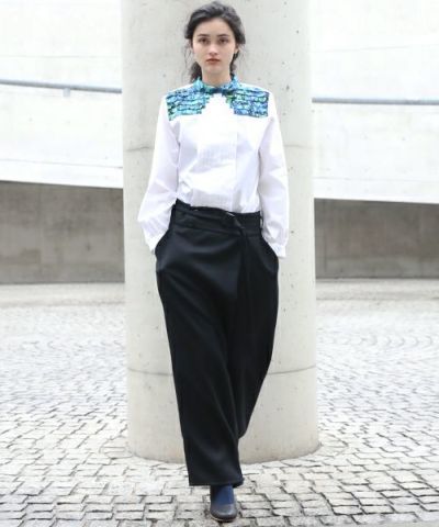 JUN OKAMOTO.何もない日の午後に履くためのパンツ[P-55080]