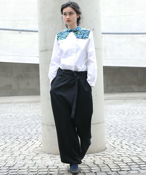 JUN OKAMOTO.何もない日の午後に履くためのパンツ[P-55080]