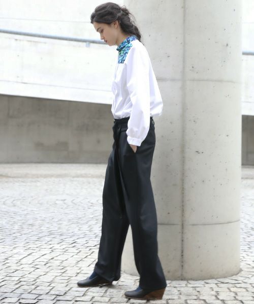 JUN OKAMOTO.何もない日の午後に履くためのパンツ[P-55080]