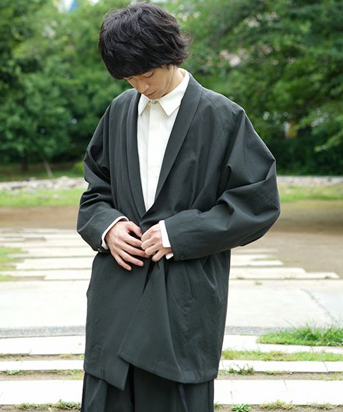 YANTOR.Wash Wool Fall Jacket[Y194JK05/GREEN]