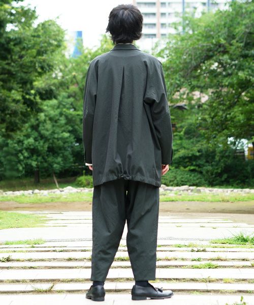 YANTOR.Wash Wool Fall Jacket[Y194JK05/GREEN]