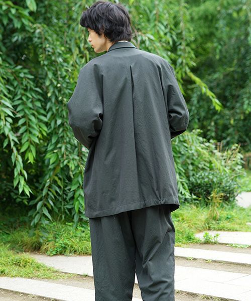 YANTOR.Wash Wool Fall Jacket[Y194JK05/GREEN]