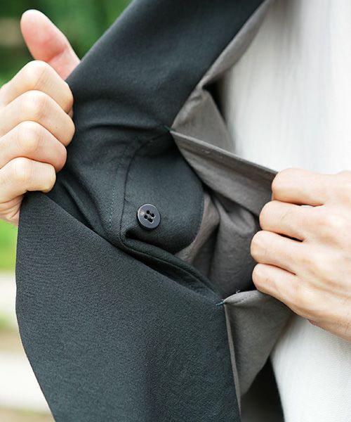 YANTOR.Wash Wool Fall Jacket[Y194JK05/GREEN]