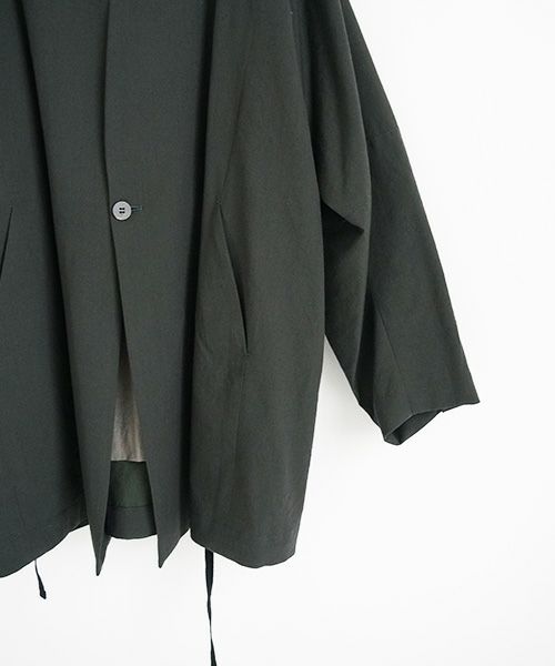 YANTOR Wash Wool Fall Jacket[Y194JK05/GREEN]