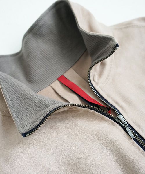 YANTOR.Suede Track Suit[Y194JS01/BEIGE×NAVY]