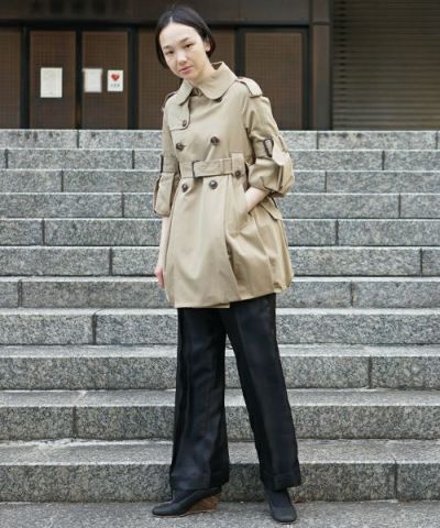 SWANLAKE × Palm maison 限定 ・バルーントレンチ[beige]SWANLAKE 最新