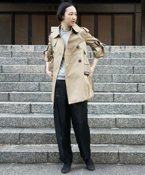 SWANLAKE × Palm maison 限定 ・バルーントレンチ[beige]SWANLAKE 最新