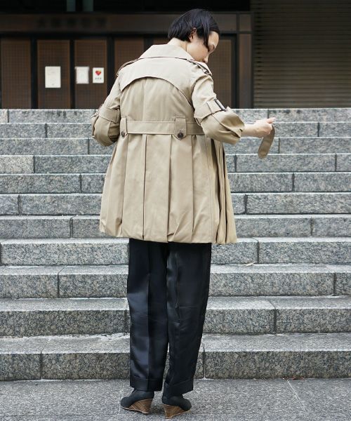 SWANLAKE × Palm maison 限定 ・バルーントレンチ[beige] 
