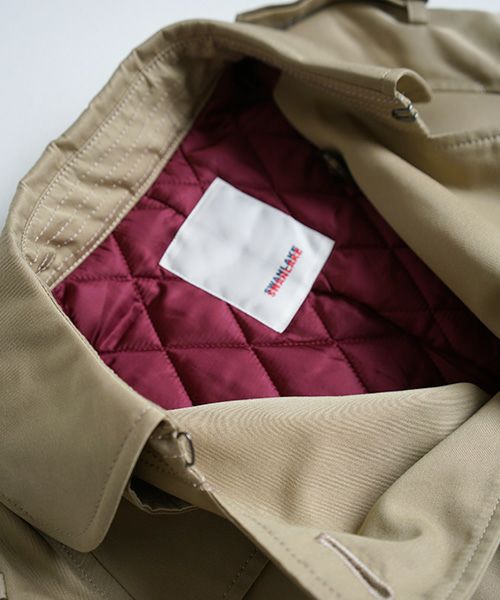 SWANLAKE × Palm maison .限定 ・バルーントレンチ[beige]