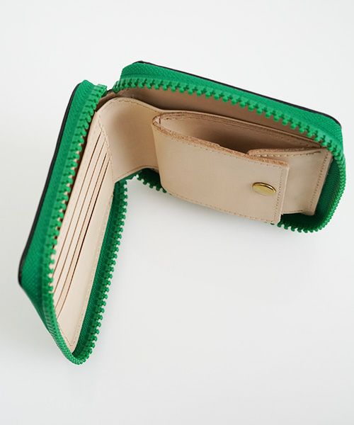 macromauro×Palm maison.マクロマウロ×パームメゾン.【別注】Kip Wallet[GREEN]_