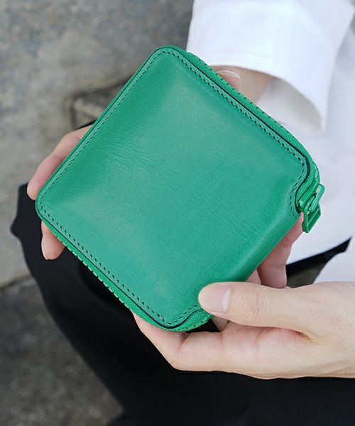 macromauro×Palm maison.マクロマウロ×パームメゾン.【別注】Kip Wallet[GREEN]_