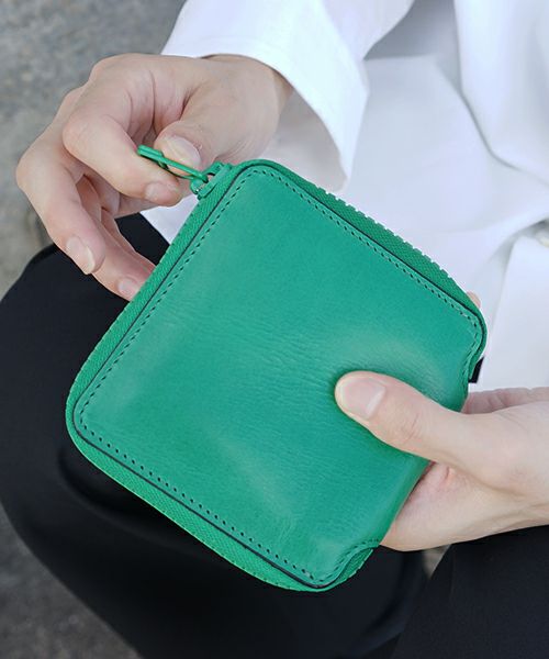 macromauro×Palm maison.マクロマウロ×パームメゾン.【別注】Kip Wallet[GREEN]_