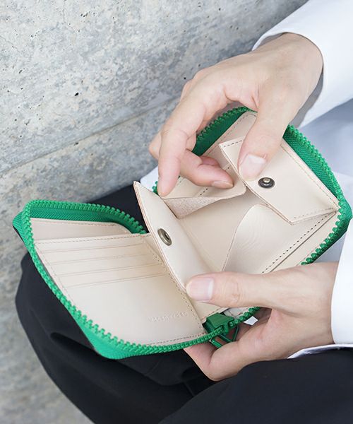 macromauro×Palm maison.マクロマウロ×パームメゾン.【別注】Kip Wallet[GREEN]_
