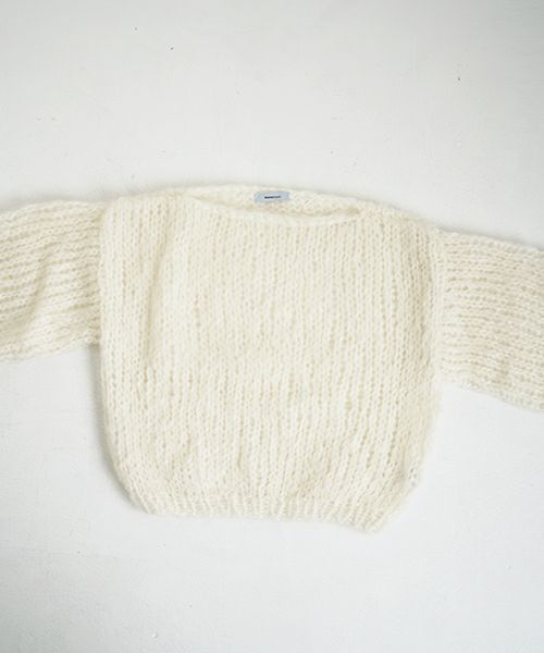 Maiami/マイアミ Mohair Big Sweater [MMO22150/B・Creme]