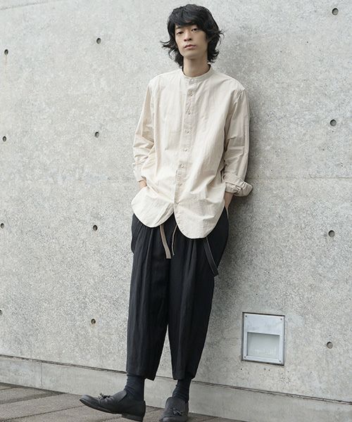 suzuki takayuki.スズキタカユキ.peasant shirt[S203-04/nude]