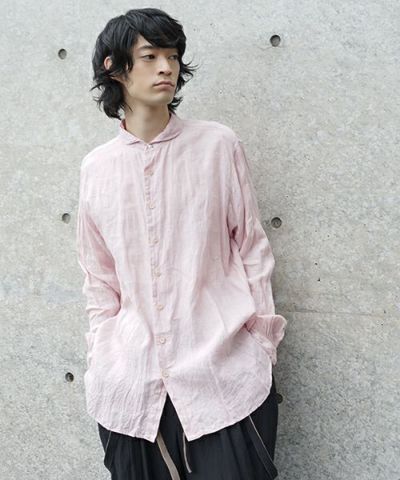 suzuki takayukiスズキタカユキone-piece shawl-collar shirt[S203-09