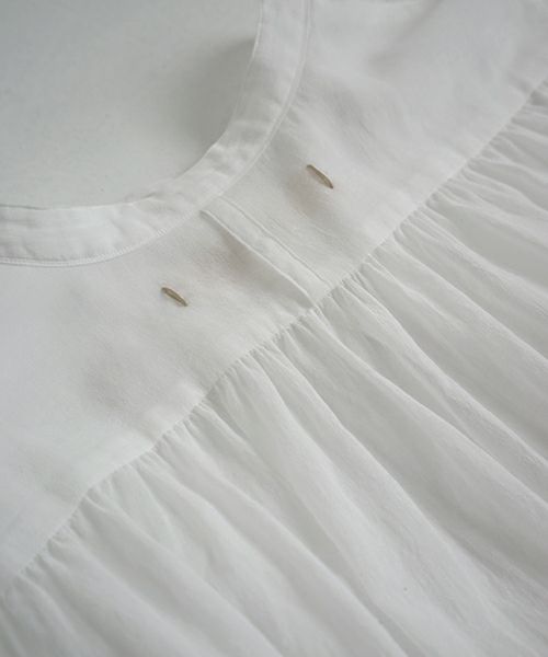 suzuki takayuki.スズキタカユキ.bishop-sleeve blouse[S201-12/nude]:i