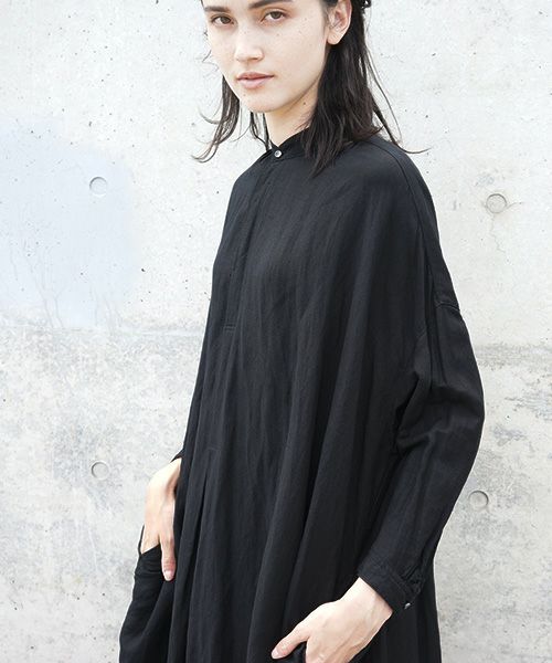 suzuki takayuki スズキタカユキ peasant dress i[S201-19/black]:i