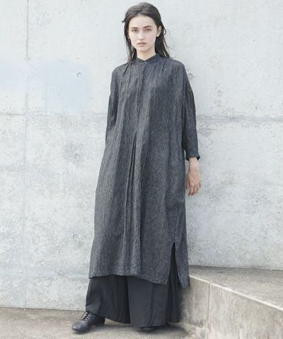 suzuki takayuki, スズキタカユキ, peasant dress ii[S201-20/black stripe]