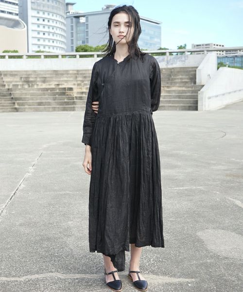 suzuki takayuki.スズキタカユキ.cache-soeur dress[S201-23/black]