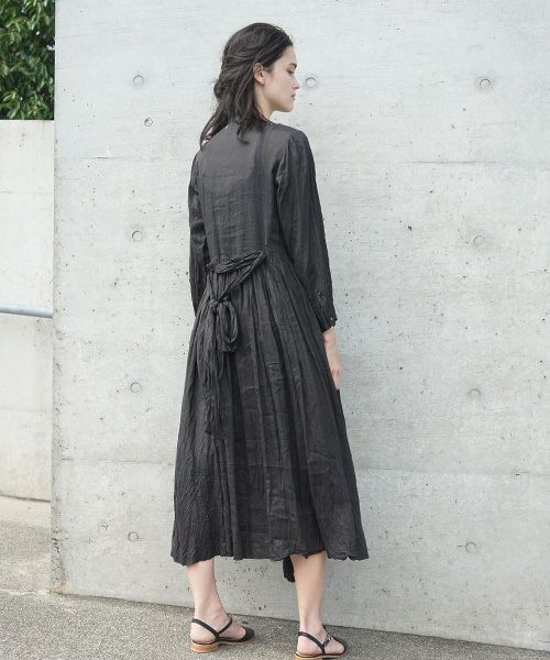 suzuki takayuki.スズキタカユキ.cache-soeur dress[S201-23/black]