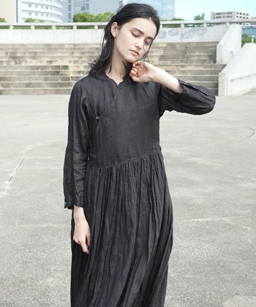 suzuki takayukiスズキタカユキcache-soeur dress[S201-23/black