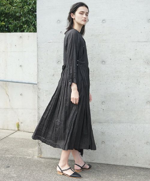 suzuki takayuki.スズキタカユキ.cache-soeur dress[S201-23/black]