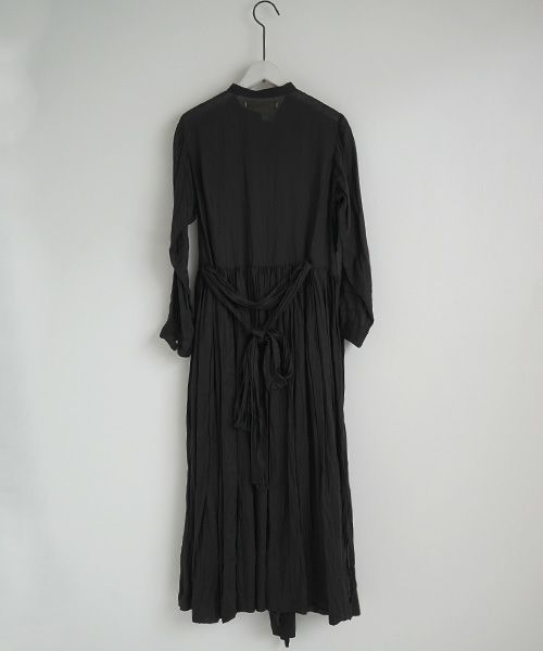 suzuki takayuki スズキタカユキ cache-soeur dress[S201-23/black]