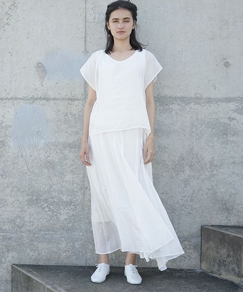 suzuki takayuki スズキタカユキ long skirt[S201-25/nude]