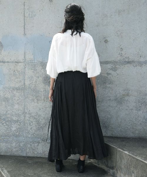 suzuki takayuki スズキタカユキ long skirt[S201-25/black]