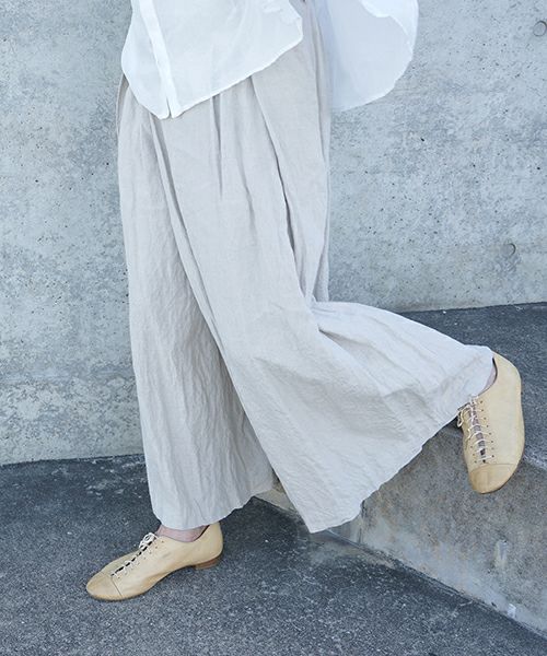 suzuki takayuki.スズキタカユキ.wrapped pants i[S202-15/nude]