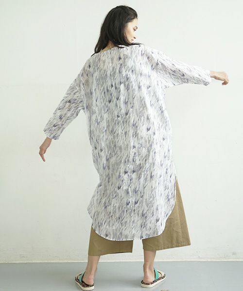 sneeuw.スニュウ.湖面プリントワンピース[snw21-08]