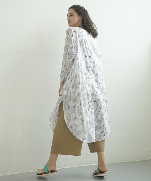 sneeuw.スニュウ.湖面プリントワンピース[snw21-08]