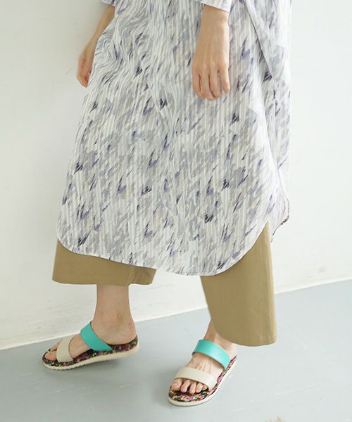 sneeuw.スニュウ.湖面プリントワンピース[snw21-08]